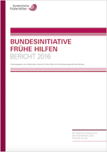Titelbild Bundesinitiative Frühe Hilfen - Bericht 2016