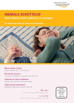 DVD Titelbild: schreiendes Baby und angespannte Mutter