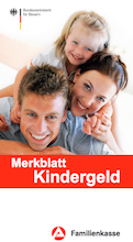 Titelbild - Merkblatt Kindergeld