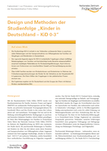 Faktenblatt 1: Design und Methoden der Studienfolge "Kinder in Deutschland – KiD 0-3 (2012-2016) /fileadmin/_migrated/wco_publications/cover-faktenblatt-1-praevalenz-versorgungsforschung-design-methoden-studienfolge-kid03-220px.png