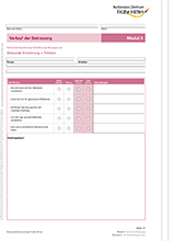 Vertiefende Einschätzung: Selbstfürsorge. Formulare zu Modul 3, Verlauf der Betreuung, der Dokumentationsvorlage Frühe Hilfen /fileadmin/_migrated/wco_publications/cover-nzfh-publikation-dokuvorlage2020-faecher-modul-3-selbstfuersorge-220px.png