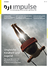 DJI Impulse Nr. 1/2020: Ungleiche Kindheit und Jugend. Wie junge Menschen mit Migrationshintergrund in Deutschland aufwachsen /fileadmin/_migrated/wco_publications/cover-publikation-dji-01-2020-220px.jpg