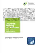 Gesundheitsförderung mit Geflüchteten. Lücken schließen – Angebote ergänzen /fileadmin/_migrated/wco_publications/cover-publikation-weitere-handreichung-gesundheitsfoerderung-mit-gefluechteten-220px.png