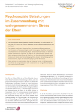 Faktenblatt 2: Psychosoziale Belastungen im Zusammenhang mit wahrgenommenem Stress der Eltern /fileadmin/_migrated/wco_publications/faktenblatt-2-praevalenz-psychosoziale-belastungen-stress-eltern-220px.png