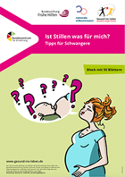 Titelbild - Abreißblock: Ist Stillen was für mich? Tipps für Schwangere