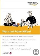 Titelbild - DVD "Was sind Frühe Hilfen?"