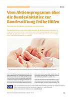 Titelbild - Vom Aktionsprogramm über die Bundesinitiative zur Bundesstiftung Frühe Hilfen