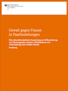 Titelbild - Gewalt gegen Frauen in Paarbeziehungen