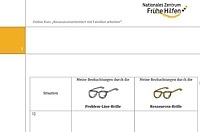 Ausschnitt aus der Ergebnisseite zweier Module auf der Lernplattform Frühe Hilfen