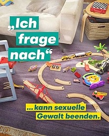 Kampagnenmotiv "Ich frage nach"
