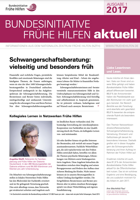 Titelbild - Bundesinitiative Frühe Hilfen aktuell 01/2017