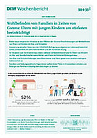 Titelbild - Wohlbefinden von Familien in Zeiten von Corona: Eltern mit jungen Kindern am stärksten beeinträchtigt