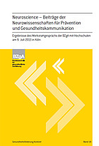 Titelbild - Neuroscience – Beiträge der Neurowissenschaften für Prävention und Gesundheitskommunikation