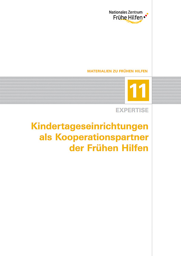 Titlebild der Publikation Expertise Materialien zu Frühen Hilfen 11