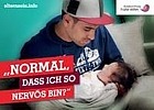Titelbild - Postkarte "Normal, dass ich so nervös bin?"