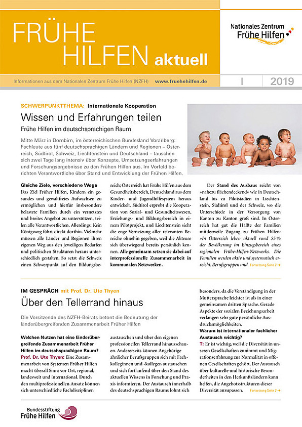 Cover Publikation Frühe Hilfen aktuell 