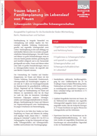 Titelbild - frauen leben 3 – Familienplanung im Lebenslauf von Frauen
