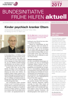 Titelbild - Bundesinitiative Frühe Hilfen aktuell 02/2017