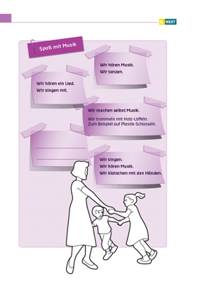 Musik macht Spaß - Folgeseite Arbeitsblatt Musik macht Spaß - Folgeseite
