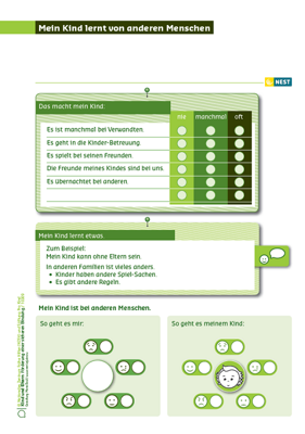 Mein Kind lernt von anderen Menschen
