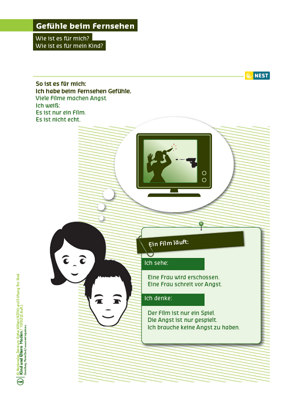 Arbeitsblatt Gefühle beim Fernsehen
