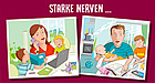 Titelbild - Postkarte "Starke Nerven ... brauchen auch mal Unterstützung!"