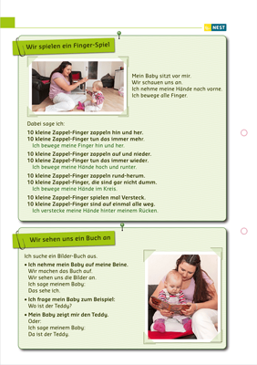 Spiele für kleine Kinder: 9. bis 12. Monat – Folgeseite Arbeitsblatt Spiele für kleine Kinder: 9. bis 12. Monat Folgeseite