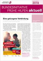 Titelbild - Bundesinitiative Frühe Hilfen aktuell 02/2016