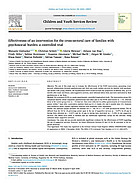 Titelbild - Effectiveness of an intervention for the cross-sectoral care of families