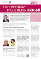Titelbild - Bundesinitiative Frühe Hilfen aktuell 01/2013
