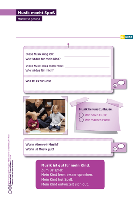 Musik macht Spaß Arbeitsblatt Musik macht Spaß