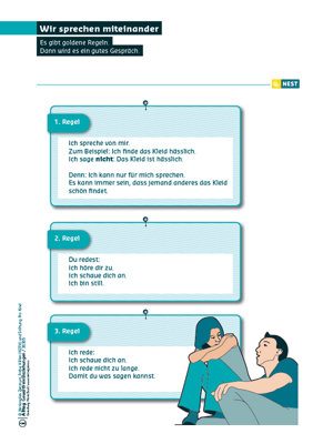 Arbeitsblatt Wir sprechen miteinander