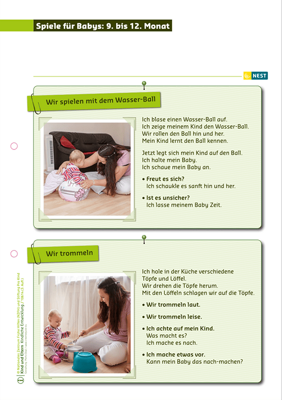 Spiele für kleine Kinder: 9. bis 12. Monat Arbeitsblatt Spiele für kleine Kinder: 9. bis 12. Monat