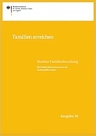 Titelbild - Familien erreichen – Monitor Familienforschung Ausgabe 38