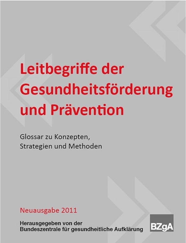 Cover: Leitbegriffe der Gesundheitsförderung und Prävention, Ergänzungsband 2016