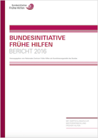 Titelbild - Bundesinitiative Frühe Hilfen – Bericht 2016