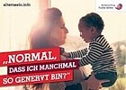 Titelbild - Postkarte "Normal, dass ich so genervt bin?"