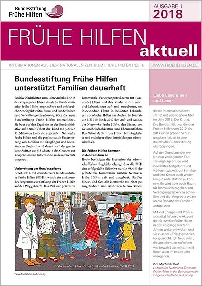 Cover Frühe Hilfen aktuell 01 2018 Cover Frühe Hilfen aktuell 01 2018