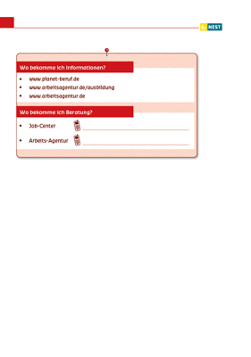 Arbeitsblatt Ich mache eine Ausbildung Folgeseite