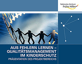 Titelbild der Publikation Aus Fehlern lernen - Qualitätsmanagement im Kinderschutz