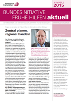 Titelbild - Bundesinitiative Frühe Hilfen aktuell 02/2015