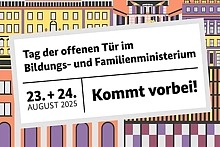 Plakat zum Tag der offenen Tür am 23.+24.08.2025