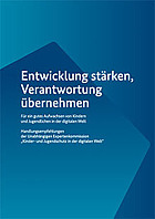 Titelbild - Handlungsempfehlungen für Kinder- und Jugendschutz in der digitalen Welt