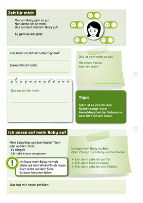 Das Baby: 3. Monat – Folgeseite Arbeitsblatt Das Bay: 3. Monat Folgeseite