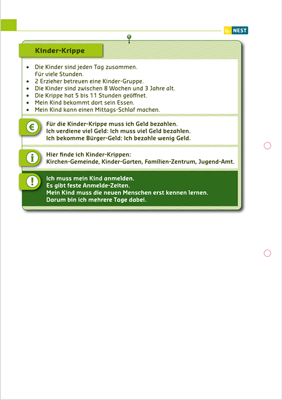 Wer passt auf mein Kind auf? – Folgeseite Arbeitsblatt Wer passt auf mein Kind auf? Folgeseite