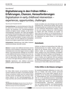 Titelbild - Public Health Forum – Thematischer Schwerpunkt: Frühe Hilfen
