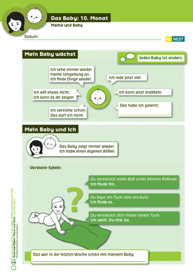 Das Baby: 10. Monat