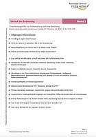 Titelbild - Orientierungshilfe zur Vorbereitung auf eine Beratung durch eine Insoweit erfahrende Fachkraft (InsoFa). Ergänzendes Formular zu Modul 3, Verlauf der Betreuung, der Dokumentationsvorlage Frühe Hilfen