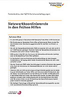 Titelbild - Faktenblatt: Netzwerkkoordinierende in den Frühen Hilfen