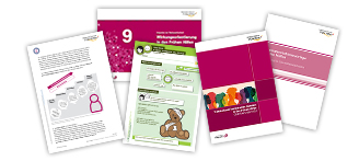 Collage verschiedener Publikationen